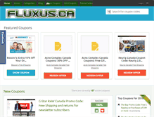 Tablet Screenshot of fluxus.ca
